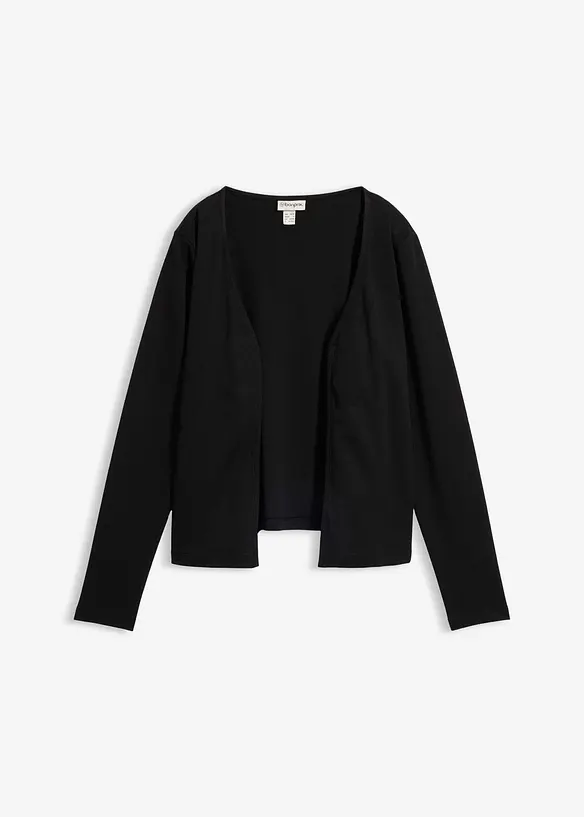 Cardigan i stabil jersey av ekologisk bomull, bonprix