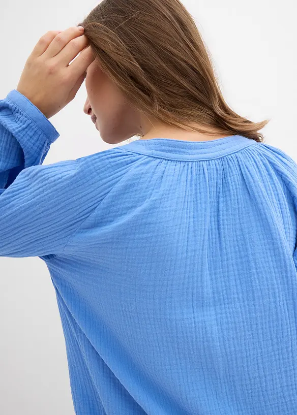 Blustopp av mjuk muslin, bonprix