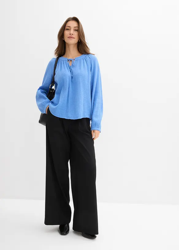 Blustopp av mjuk muslin, bonprix