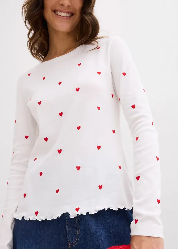 L&aring;ng&auml;rmad topp, bonprix