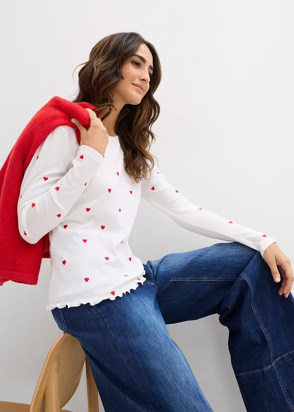 L&aring;ng&auml;rmad topp, bonprix