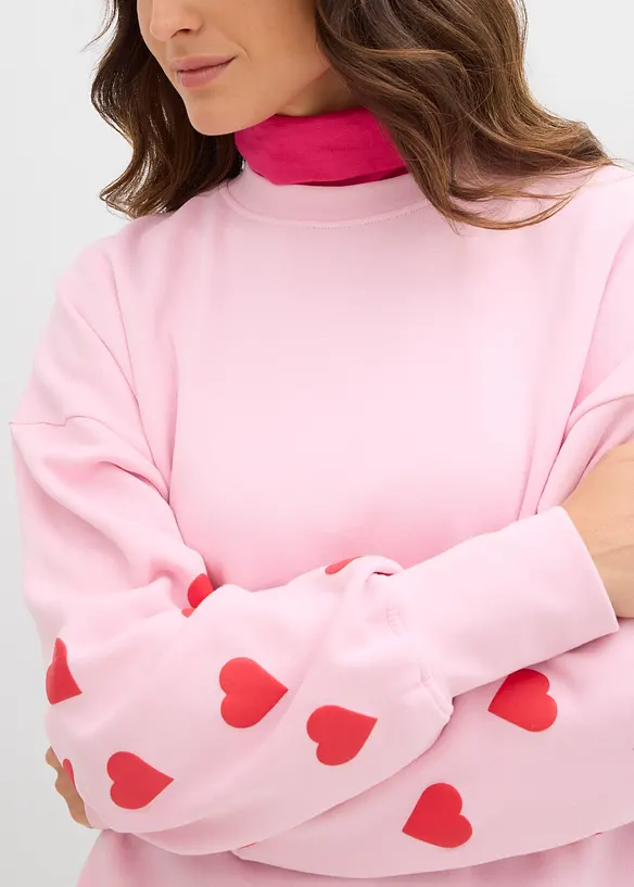 Sweatshirt i bomullsmix, bonprix