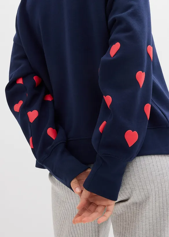 Sweatshirt i bomullsmix, bonprix