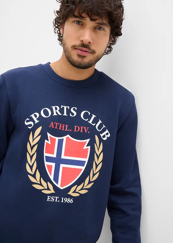 Sweatshirt i bomull, bonprix