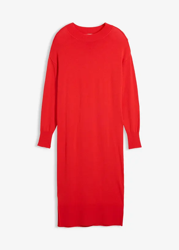 Ledig, mellanl&aring;ng kl&auml;nning i viskosmix, bonprix