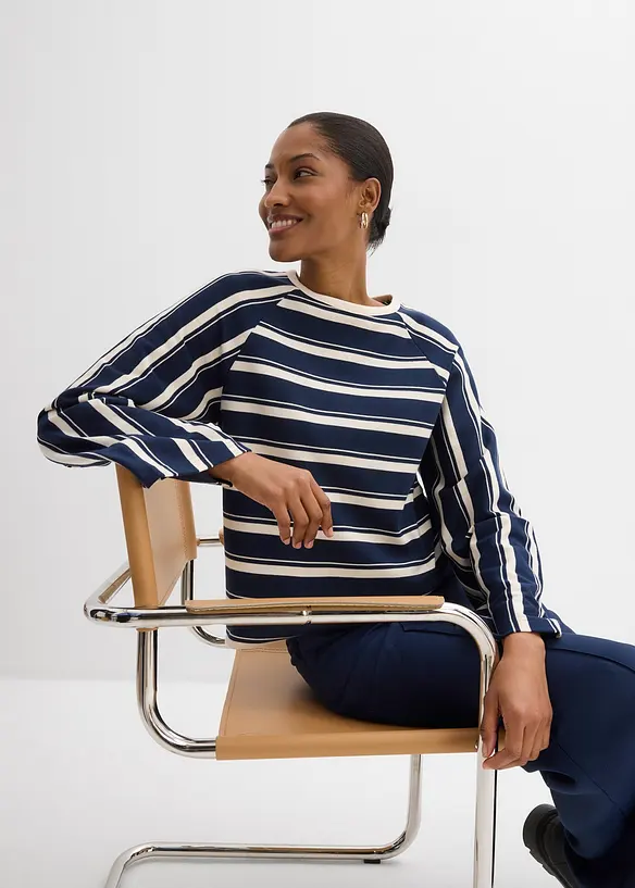 L&aring;ng&auml;rmad topp av stabil jersey, bonprix