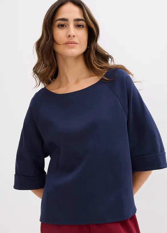 Raglantopp av stabil, ekologisk bomull, bonprix