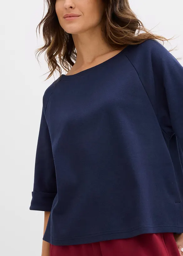 Raglantopp av stabil, ekologisk bomull, bonprix