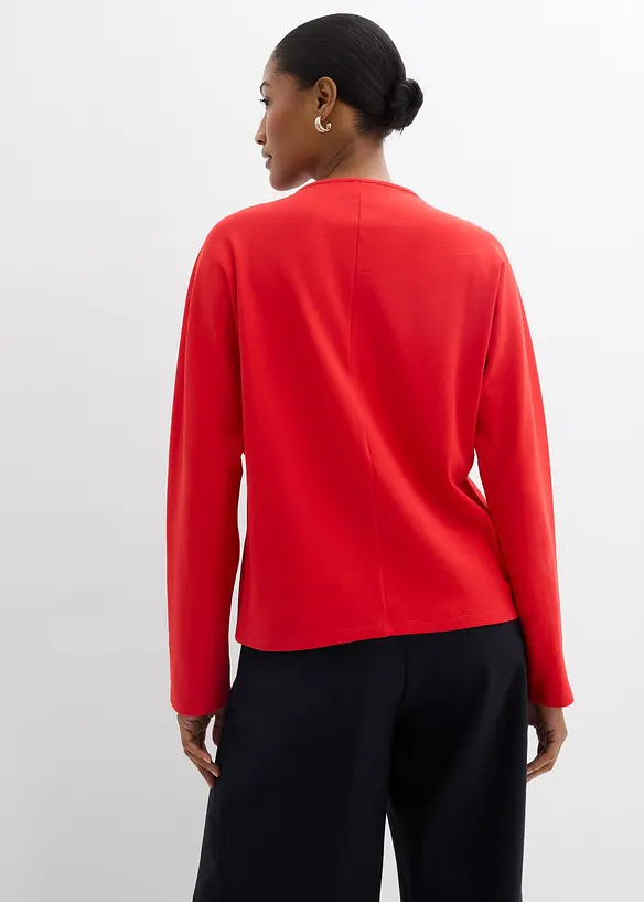 L&aring;ng&auml;rmad topp i ekologisk bomull, bonprix