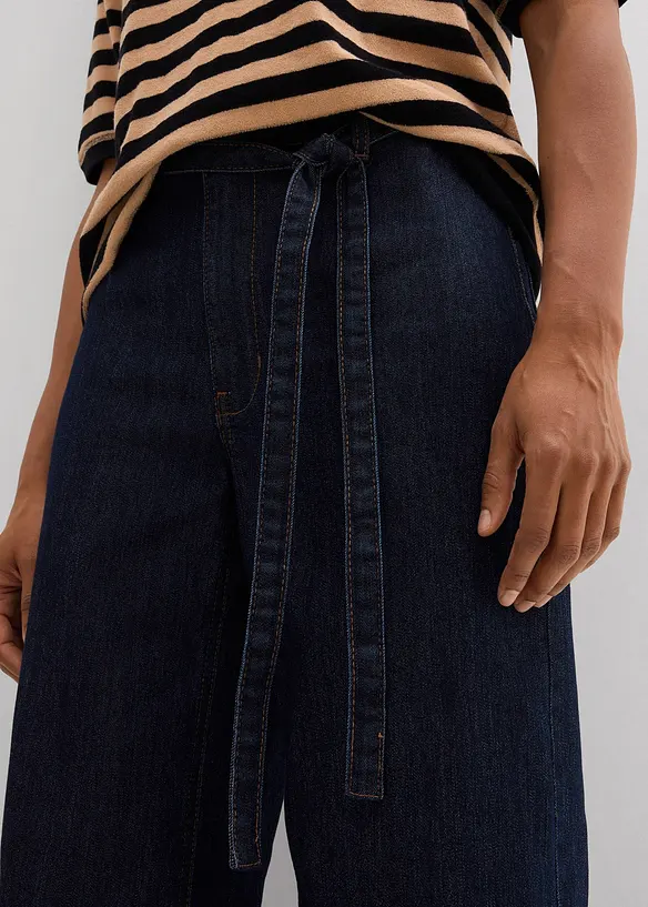 Wide Leg Jeans High Waist, cropped, bonprix