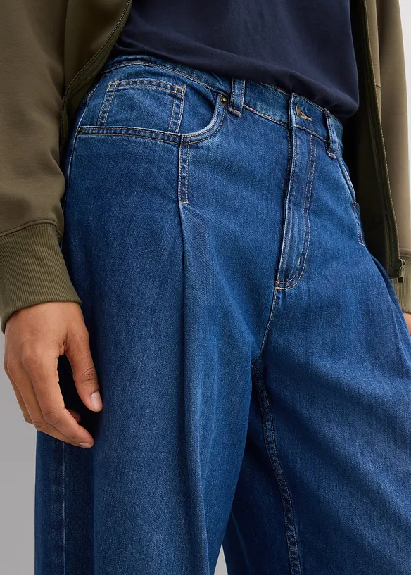 Jeans med Wide Leg och High Waist, bonprix