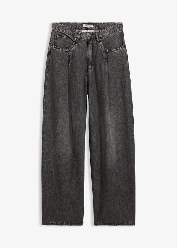 Jeans med Wide Leg och High Waist, bonprix