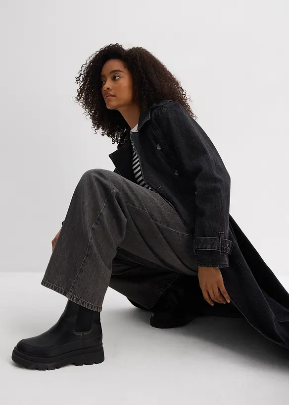 Jeans med Wide Leg och High Waist, bonprix