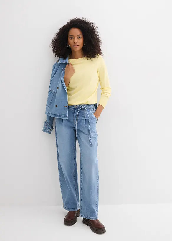 Barrel Jeans Mid Waist, bonprix