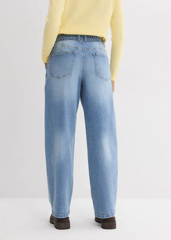 Barrel Jeans Mid Waist, bonprix