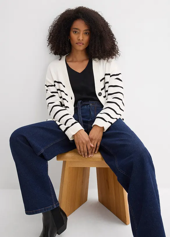 Barrel Jeans Mid Waist, bonprix