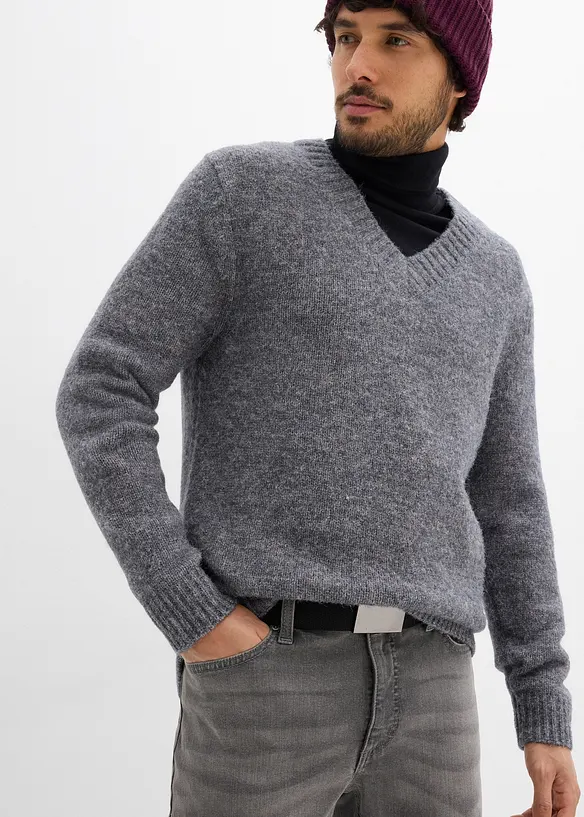 Regular Fit Stretch Jeans med sk&auml;rp, Straight, bonprix