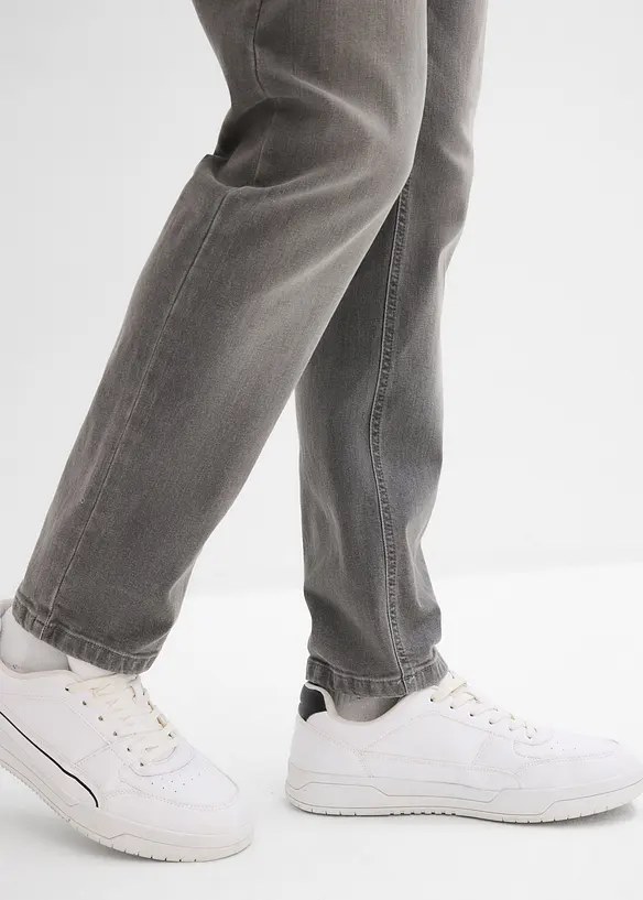 Regular Fit Stretch Jeans med sk&auml;rp, Straight, bonprix
