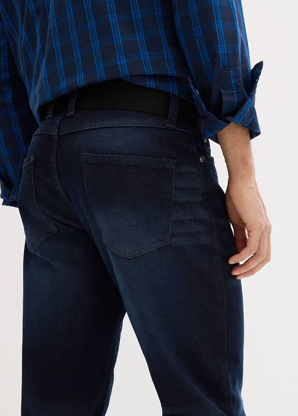 Regular Fit Stretch Jeans med sk&auml;rp, Straight, bonprix