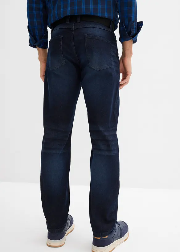 Regular Fit Stretch Jeans med sk&auml;rp, Straight, bonprix