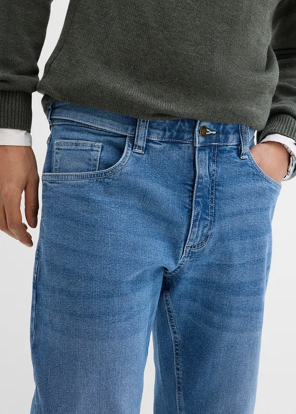 Relaxed Fit Stretch Jeans, Straight, bonprix