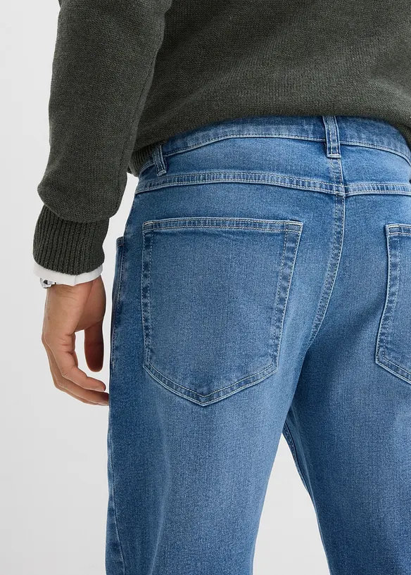 Relaxed Fit Stretch Jeans, Straight, bonprix