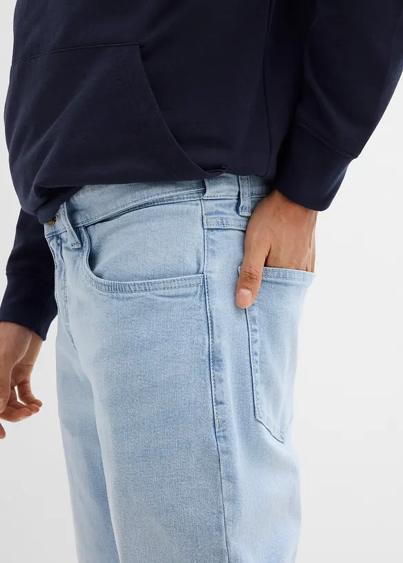 Relaxed Fit Stretch Jeans, Straight, bonprix