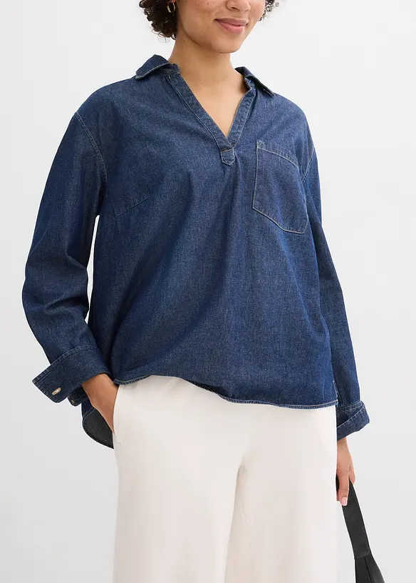 Culottebyxa av ekologisk bomull, bonprix