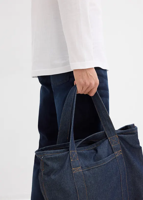 L&aring;ng&auml;rmad T-shirt i bomull, bonprix