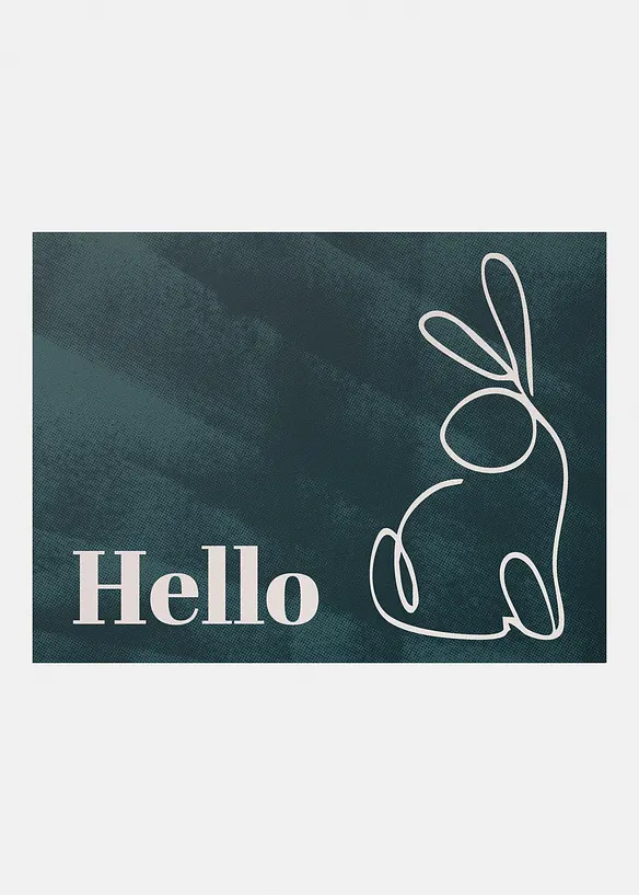 D&ouml;rrmatta med p&aring;skmotiv, t&aring;l att tv&auml;ttas, bonprix