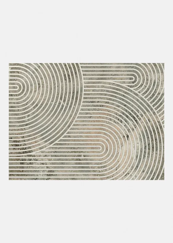 D&ouml;rrmatta med grafiskt m&ouml;nster, t&aring;l att tv&auml;ttas, bonprix