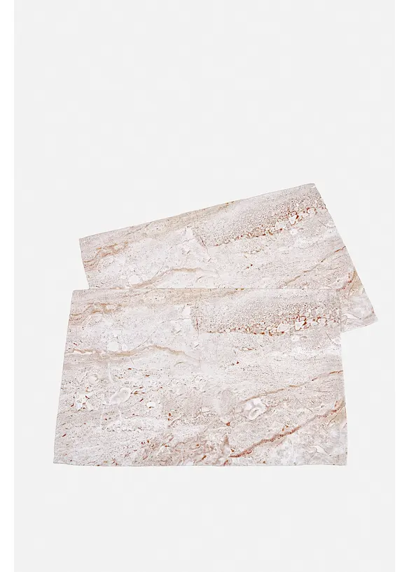 Bordstablett med marmorm&ouml;nster (2-pack), bonprix