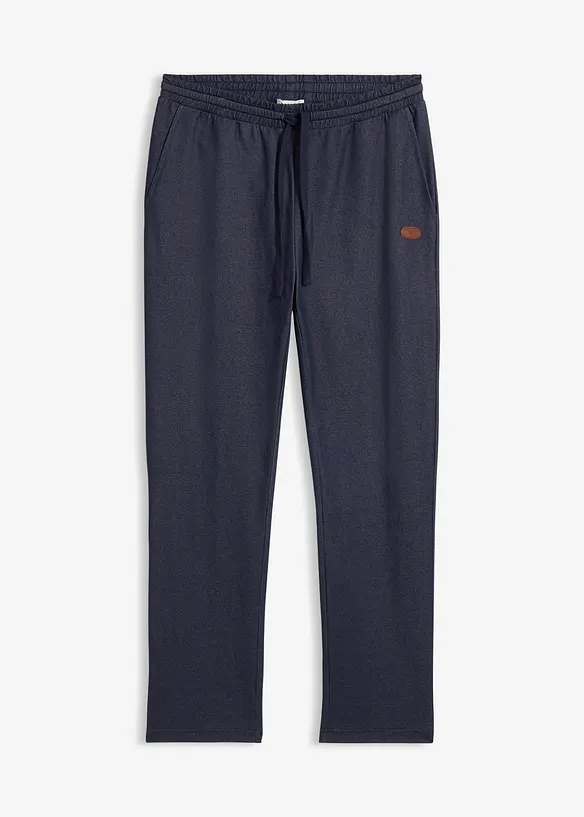 Joggingbyxa med denimlook, bonprix