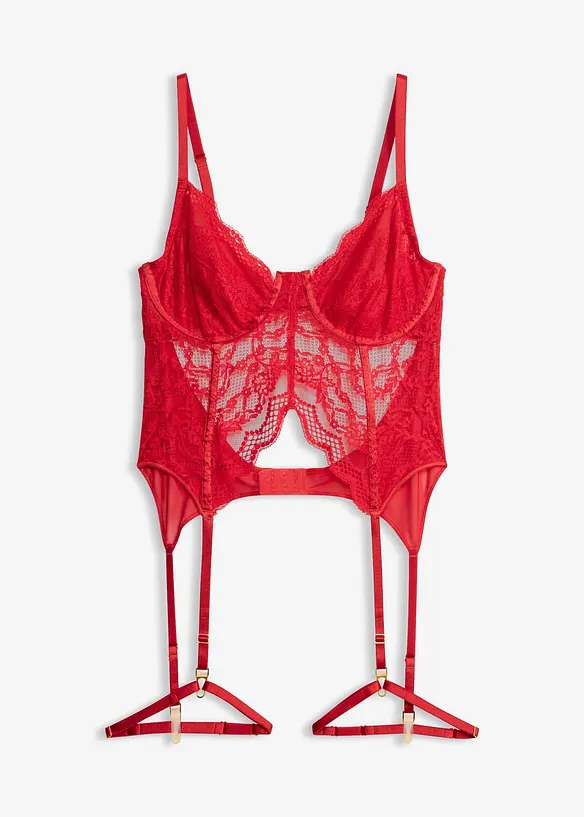 Korsett av skir spets, bonprix