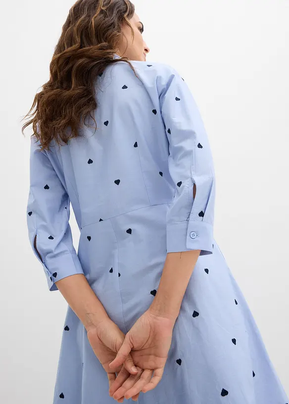 Skjortkl&auml;nning i ekologisk bomull, bonprix