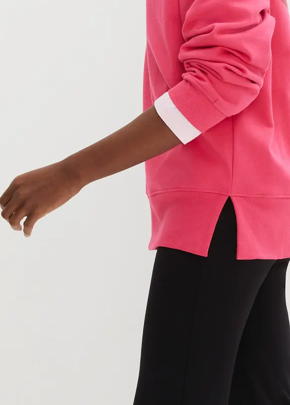 Oversizesweatshirt i ekologisk bomull, bonprix