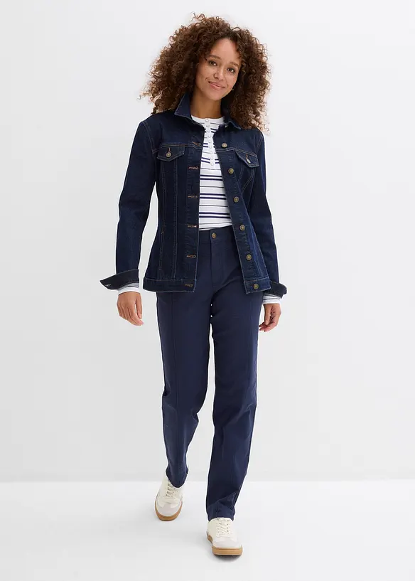 Twillbyxa i bomull med stretch, bonprix