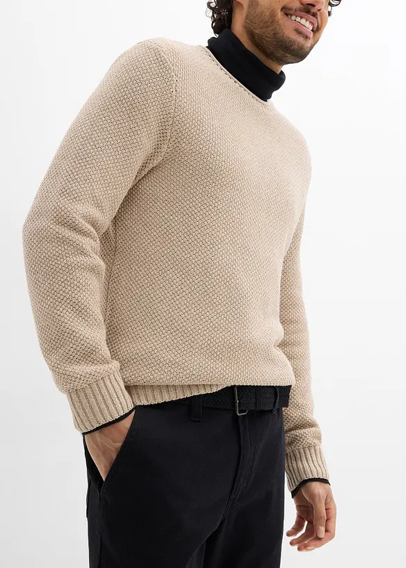 Chinos med normal passform, bekv&auml;m midja och sk&auml;rp, bonprix