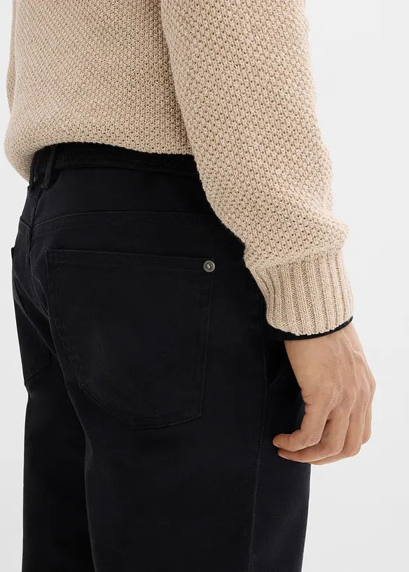 Chinos med normal passform, bekv&auml;m midja och sk&auml;rp, bonprix