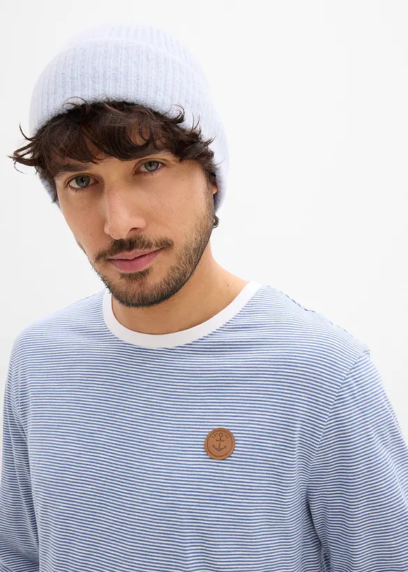 L&aring;ng&auml;rmad T-shirt i ren ekologisk bomull, bonprix