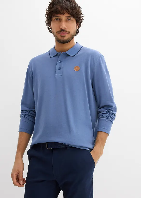 L&aring;ng&auml;rmad pik&eacute;tr&ouml;ja i ekologisk bomull, bonprix