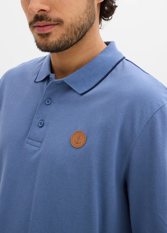 L&aring;ng&auml;rmad pik&eacute;tr&ouml;ja i ekologisk bomull, bonprix