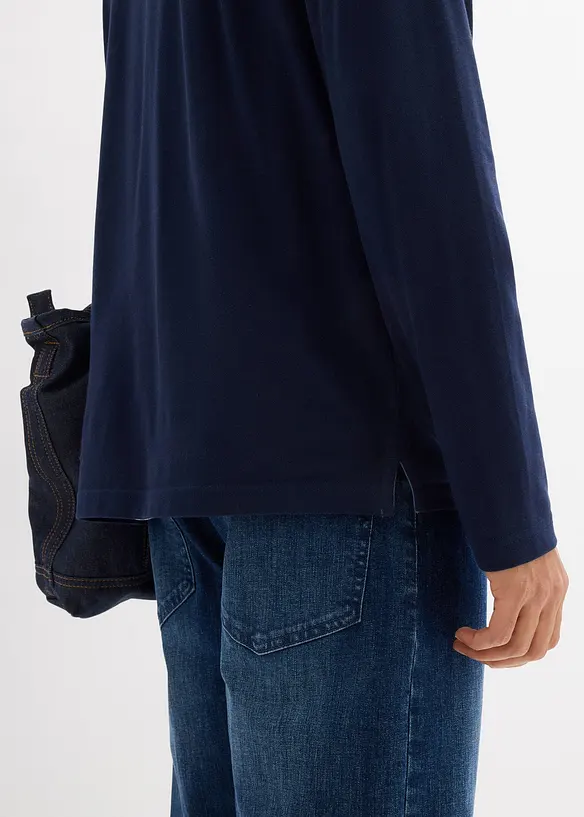 L&aring;ng&auml;rmad pik&eacute;tr&ouml;ja i ekologisk bomull, bonprix