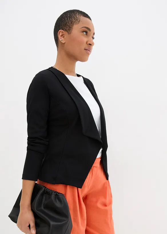 Jerseykavaj av viskosmix, bonprix