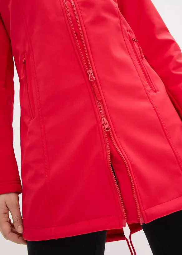 Vattenavvisande softshellparkas, bonprix