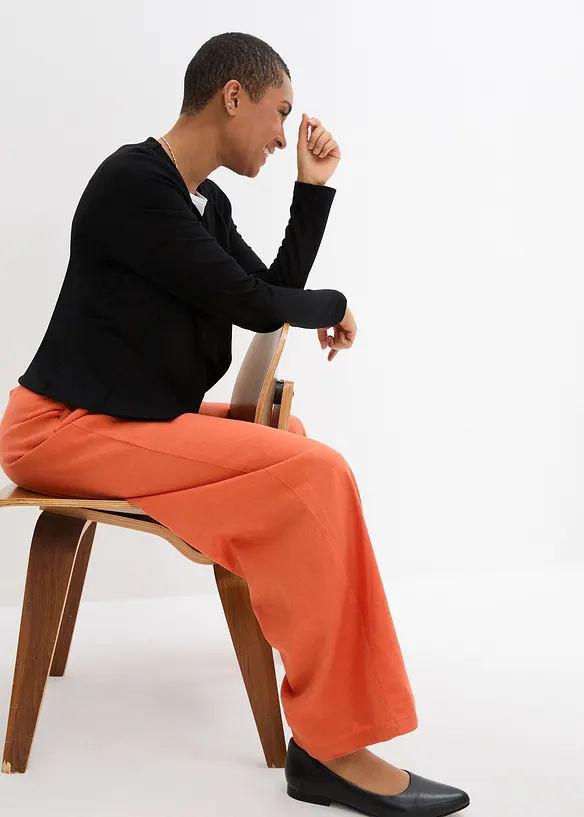 Jerseykavaj av viskosmix, bonprix