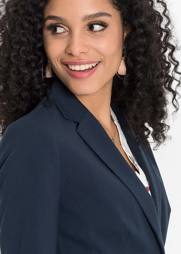 Kavaj med passpoalfickor, Petite, bonprix