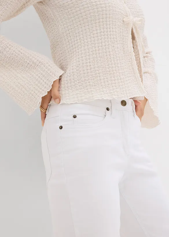 Straight Stretch Jeans Mid Waist, bonprix