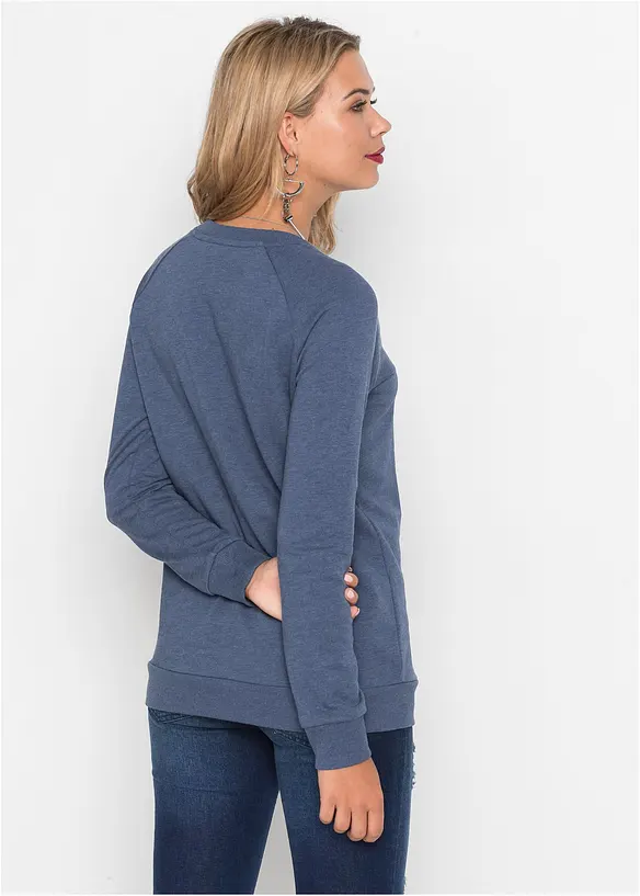 Sweatshirt i bomullsmix, bonprix