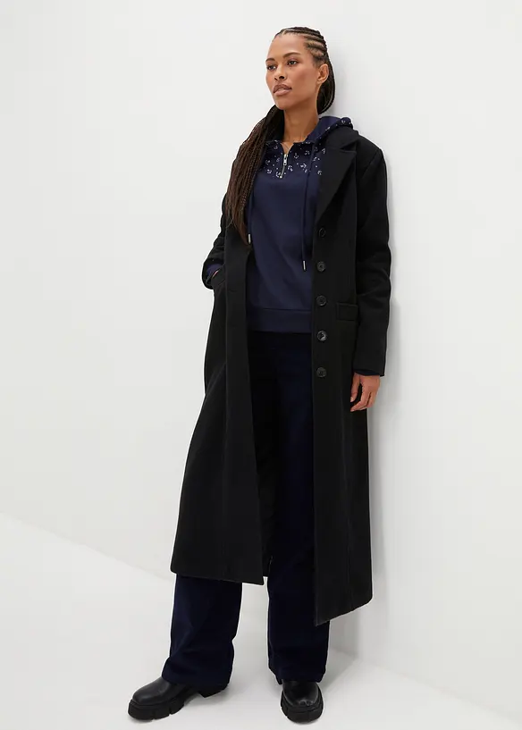 Luvtr&ouml;ja med dragkedja i ren bomull, bonprix